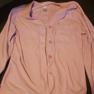 Adonna Soft Pink Fleece Pullover